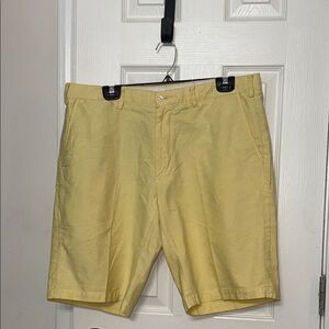 Polo by Ralph Lauren Yellow Flat Front Shorts